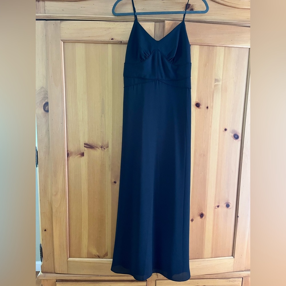 Banana Republic Black Maxi Dress.  Adjustable Strap/lined/never worn
